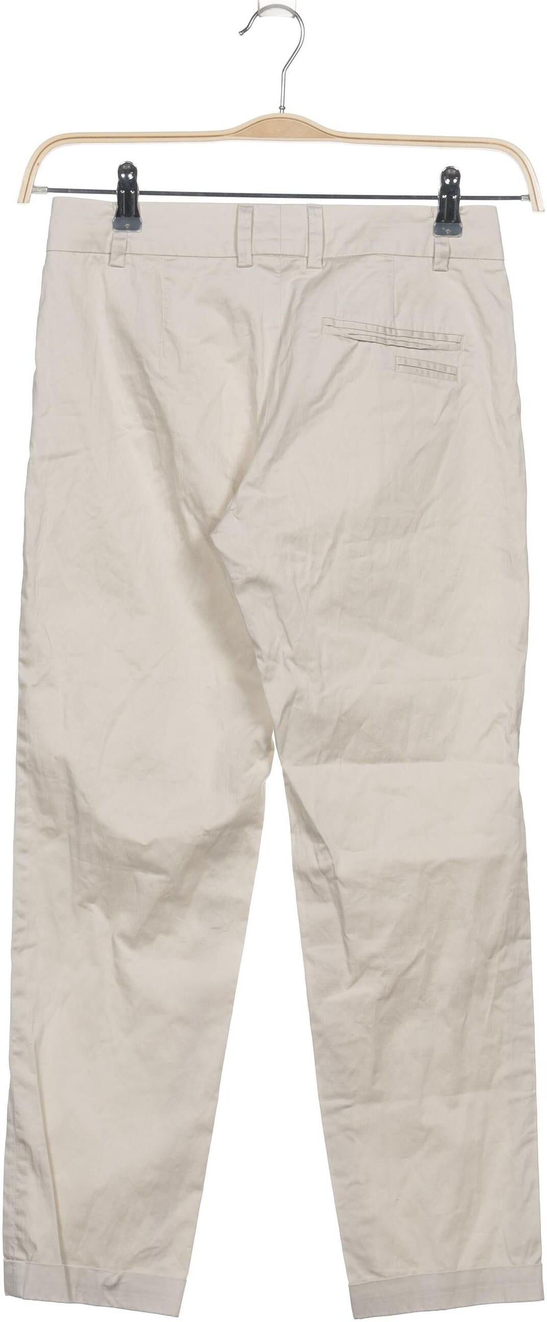 Turnover Damen Stoffhose, Cremeweiß, Gr. EU 34, Baumwolle / Elasthan - Second Hand