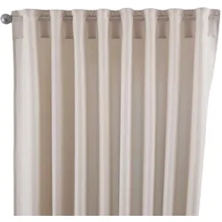 SCHLAUFENGARDINE »Jena« HxB 145x140 cm Sand