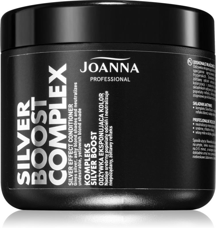 Joanna Silver Boost Complex violetter Conditioner neutralisiert gelbe Verfärbungen 500 g