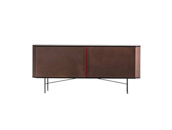 DIESEL WITH MOROSO buffet PERF (Cuivre, poign rouges - Acier verni)