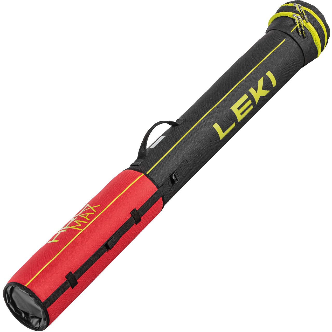 Leki Cross Country Tube Bag big bright red/black/neonyellow