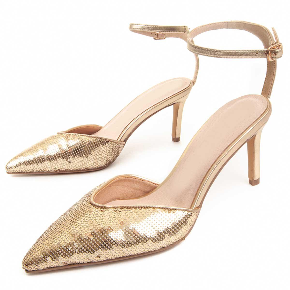 Montevita Absatzschuh Festshoe2 In Gold