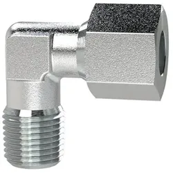 Winkel-Einschraubverschraubung, NPT 3/8 a., Rohr-Ø10, Stahl verz. (WEV3810SSTNPT)