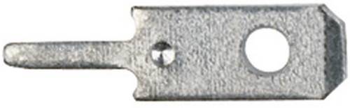 Klauke 2010 Steckzunge zum Einlöten in gedruckte Schaltungen Steckbreite: 2.8mm Steckdicke: 0.8mm 180° Unisoliert Metall