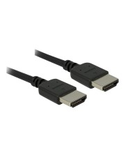 Delock Premium HDMI Kabel 4k 60 Hz 1 m Digital/Display/Video 1 m (85215)