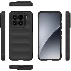 Screenguard CloudCase Xiaomi 15 Hülle (Xiaomi 15), Smartphone Hülle, Schwarz, Grau