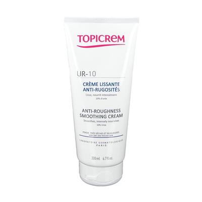 Topicrem Ur10 Gladmakende Creme Tegen Ruwe Huid 200 ml