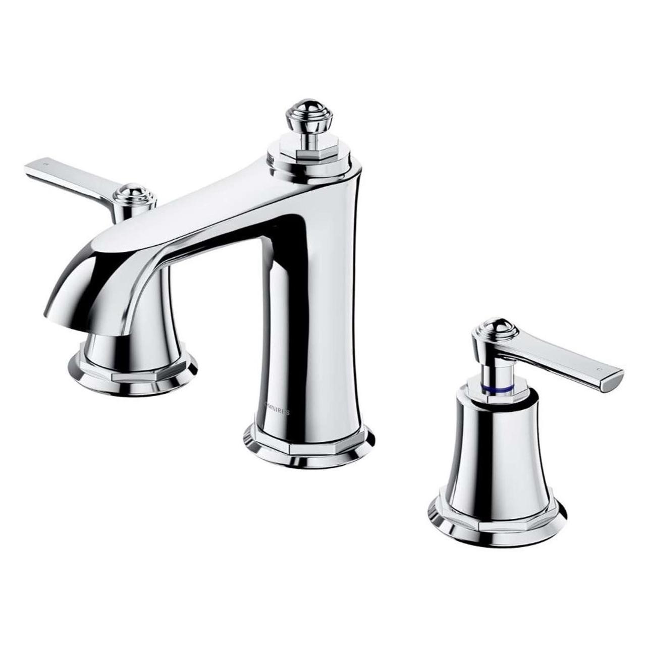 Omnires Armance 3-Loch-Waschtischarmatur, freistehend, Chrom (61830372)