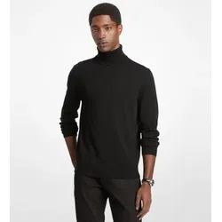 Michael Kors für Herren. CF460F97AP Rollkragenpullover aus Wolle in Schwarz (S), Lässig