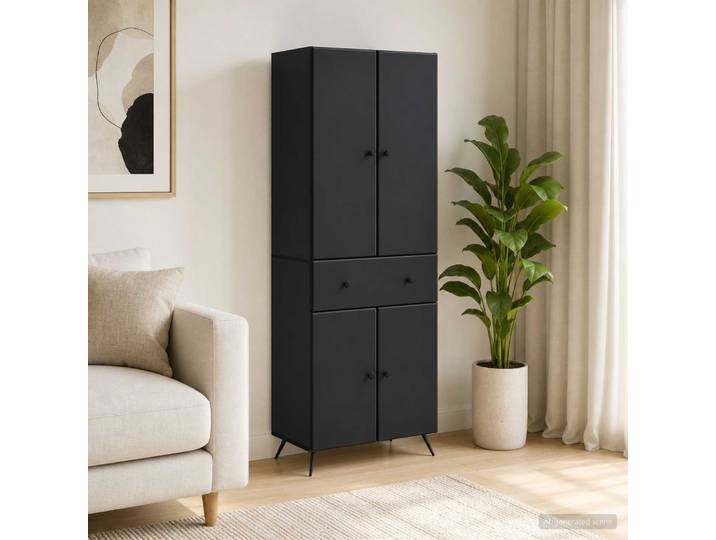 vidaXL 2 stk. Schwarz