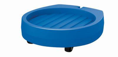 Fassroller, Polyethylen , B 720 x T 800 x H 225 mm, für 200 l Stahlfässer, 220 l Kunststofffässer, bis 300 kg