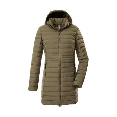 Steppmantel "GW 77 WMN QLTD PRK", Damen, Gr. 40, braun (schlamm), Obermaterial: 100% Polyester.Futter: 100% Polyester.Füllung: 100% Polyester, G.I.G.A. DX BY KILLTEC, Mäntel Steppmantel, Damen Funktionsparka: wasserabweisend, winddicht, atmungsaktiv