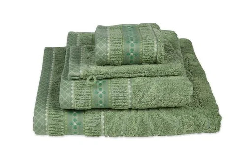 Pip Studio Jasmin Jacquard gastendoekje Groen 30 x 50 cm