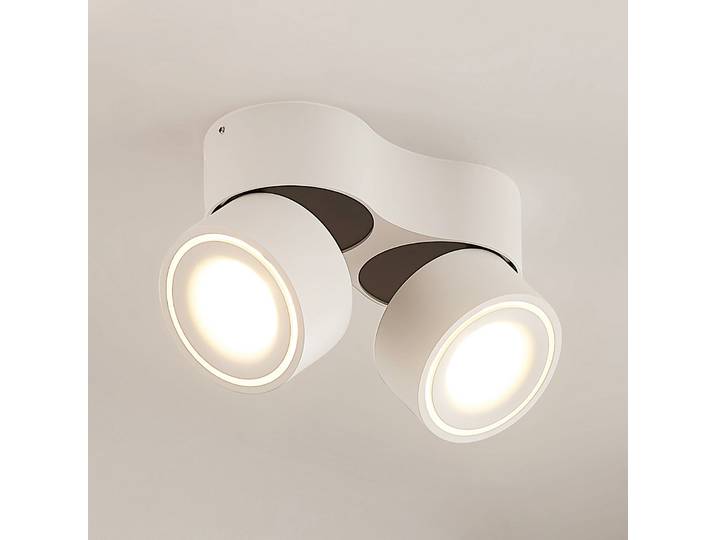 Rotari 2 Spot apparent 2x8,9W Blanc - Arcchio - Couloir - Moderne - Aluminium - Multi-ampoules