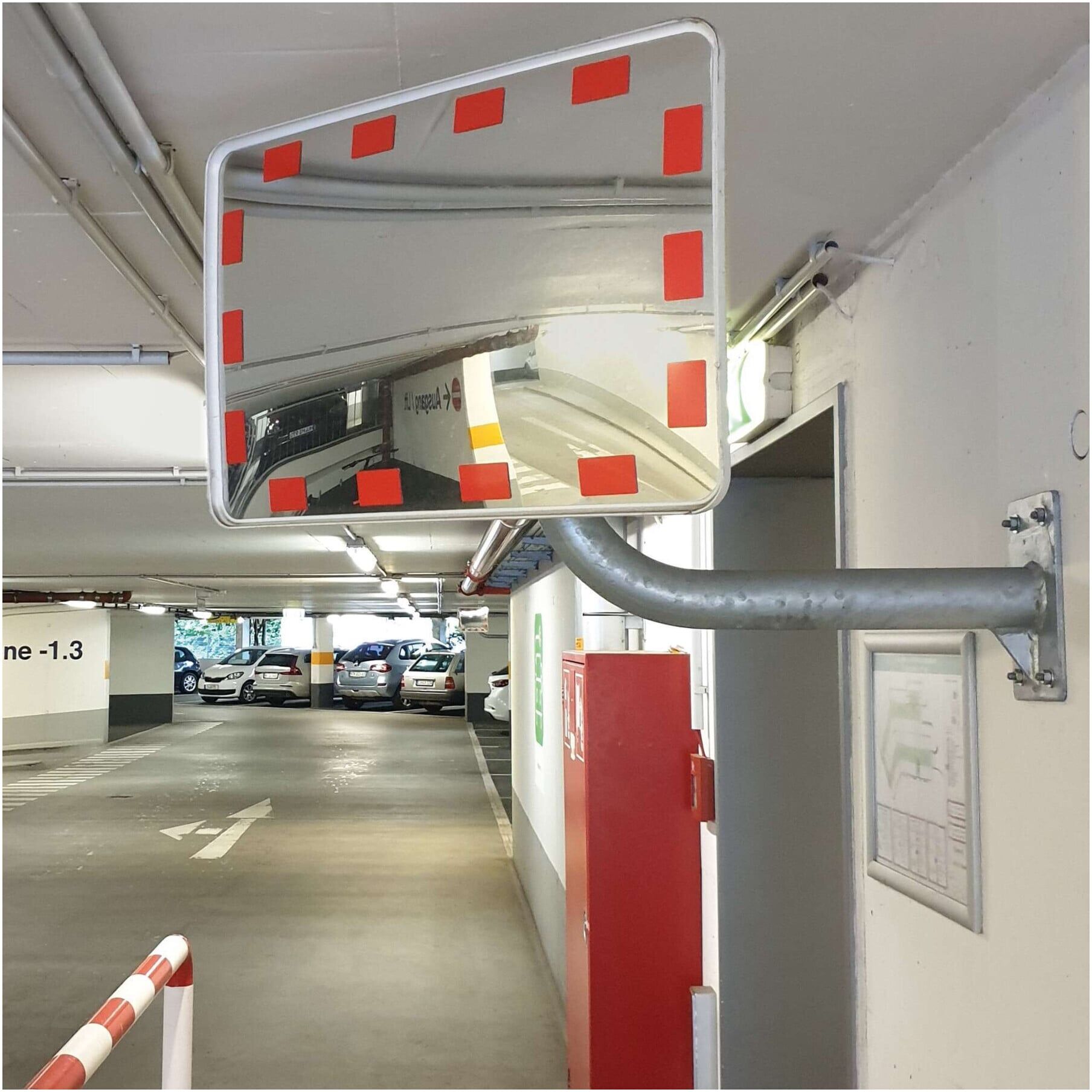 EUCRYL ECO Verkehrsspiegel 600 x 800 mm Acryl max. Abstand 10 m int. Halterung ; MORAVIA (243.21.307)