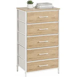 Relaxdays, Kommode + Sideboard, Kommode (45 x 30 x 94 cm)