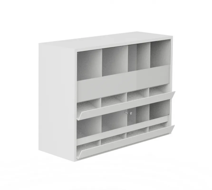 HAEBERLE GmbH + Co. KG Injektionsset Compact Kanülen- und Spritzenspender, weißes Gehäuse kunststofffurniert. (NEU) 04879
