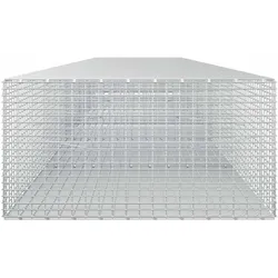 vidaXL, Steinkorb, Gabion mit 3,5 mm Draht und 5x2,5 cm Maschen 500x100x50 cm