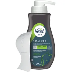 Veet Total Pro Men Enthaarungscreme 400,0 ml