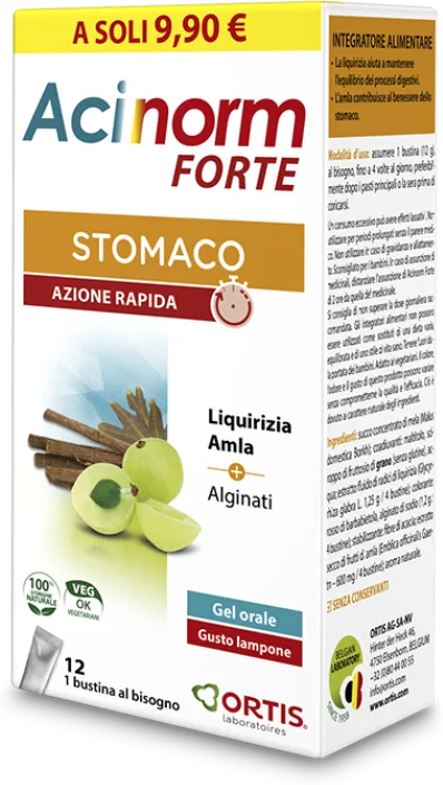 Ortis Acinorm Forte Gel Sobres 12 x 12 gr