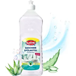 CLENTIN Spülmittel Balsam Aloe Vera 12 x 500ml