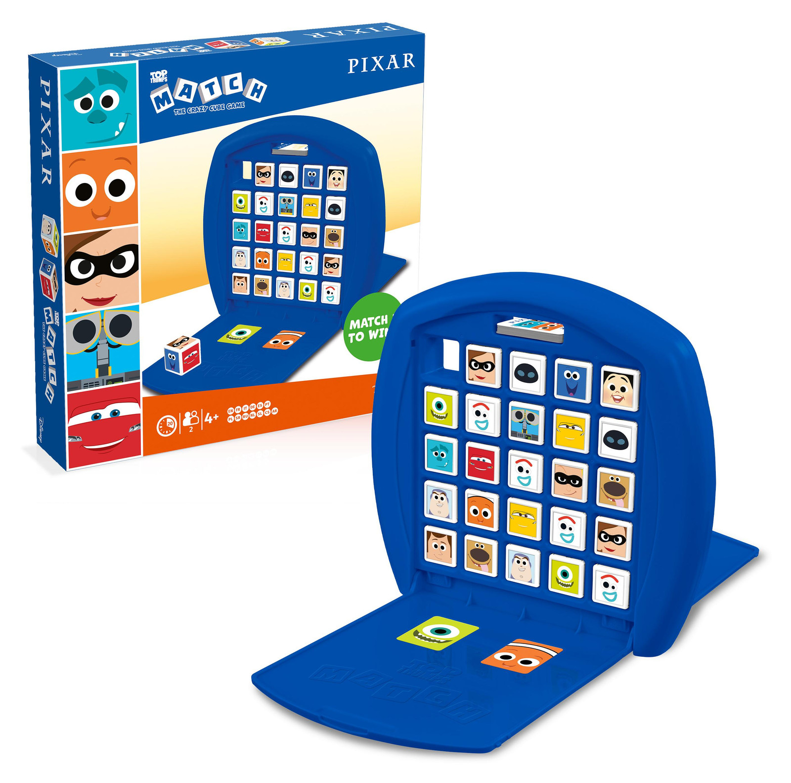 Winning Moves Top Trumps Match Pixar Dobbelspel voor kinderen