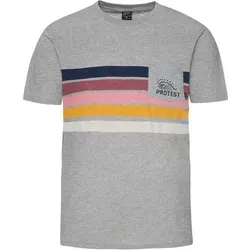 PROTEST Herren Shirt PRTJUDOC t-shirt, Größe M in Grau Grau