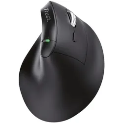 Trust Ergonomische kabellose Maus »Vyran« schwarz schwarz, 8.4x7.5x11.6 cm