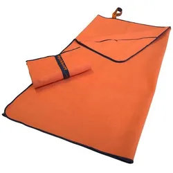 dyckhoff Mikrofaser Sport-Handtuch 80x180cm mit Reißverschluss orange