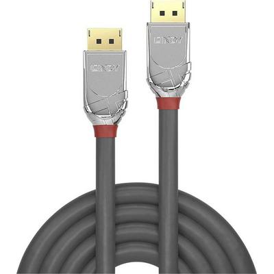 LINDY DisplayPort Anschlusskabel DisplayPort Stecker, DisplayPort Stecker 2.00 m Silber 36302 DisplayPort-Kabel