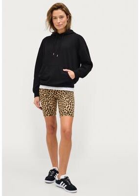 Plus Size Women's Ellos Studio Stretch Cotton Spandex Bike Shorts by Ellos Studio in Classic Leopard (Size 26/28)
