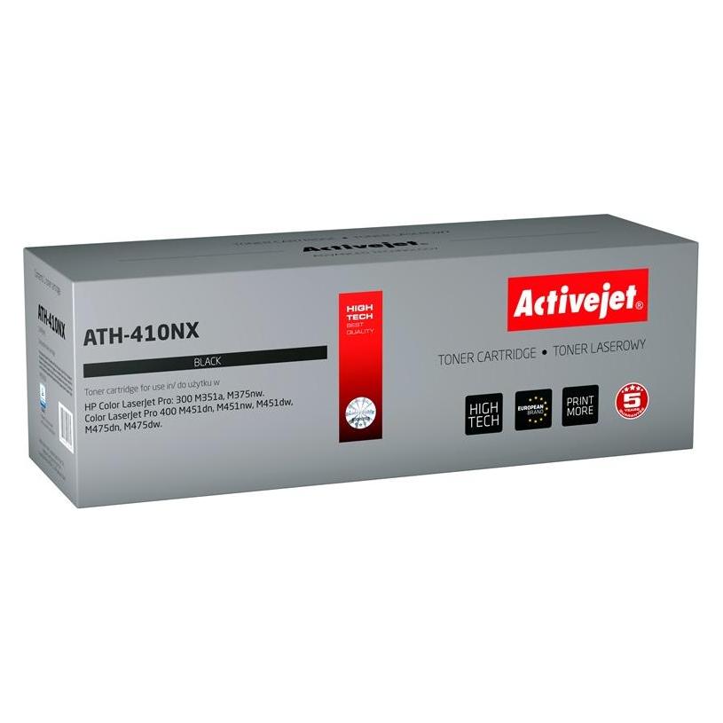 Activejet ATH-410NX Tonerkartusche (e) Kompatibel (BK) (ATH-410NX)
