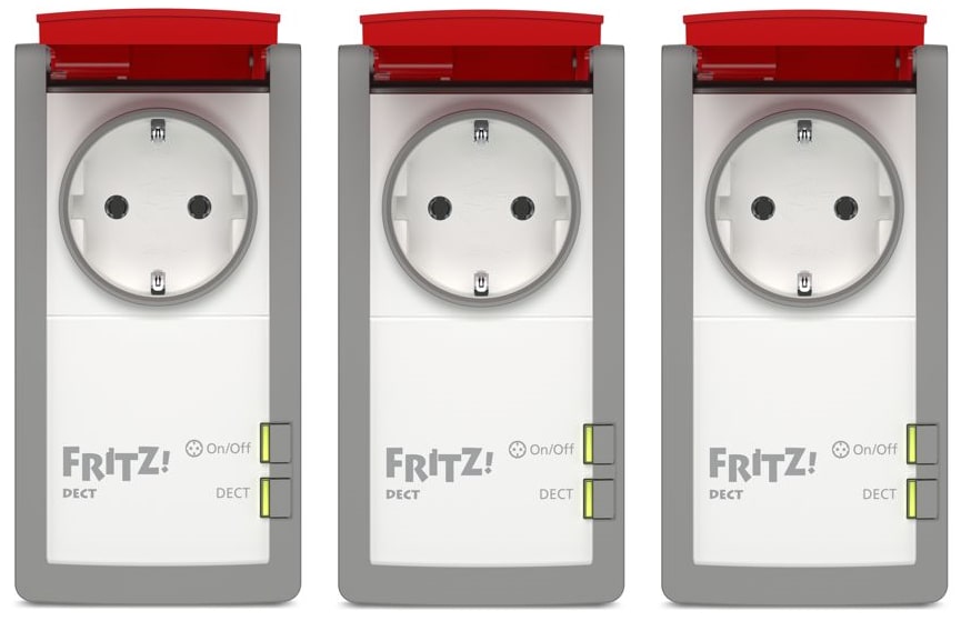 FRITZ!DECT 210 3er Set Smarte Steckdose für außen 20002961-3