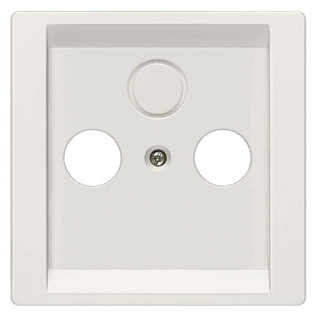 Siemens 5TG13381 DELTA style Antennen- Abdeckplatte f.RF/TV/SAT-Anschlussdosen (5TG1338-1)