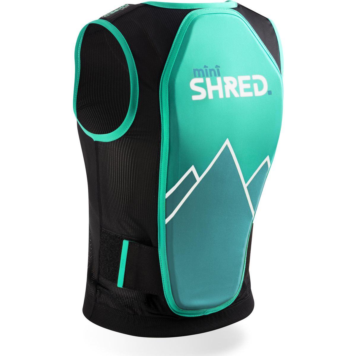 Shred Mini Back Protector Vest Zip aqua (BLUE) MINI S BPMVZQ12-BLUE-MINI S
