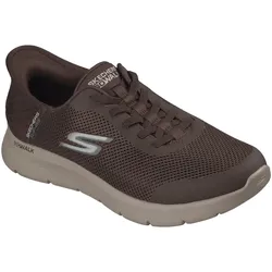 SKECHERS Go Walk Flex Hands Up Slip-In Sneaker Herren CHOC - braun 46