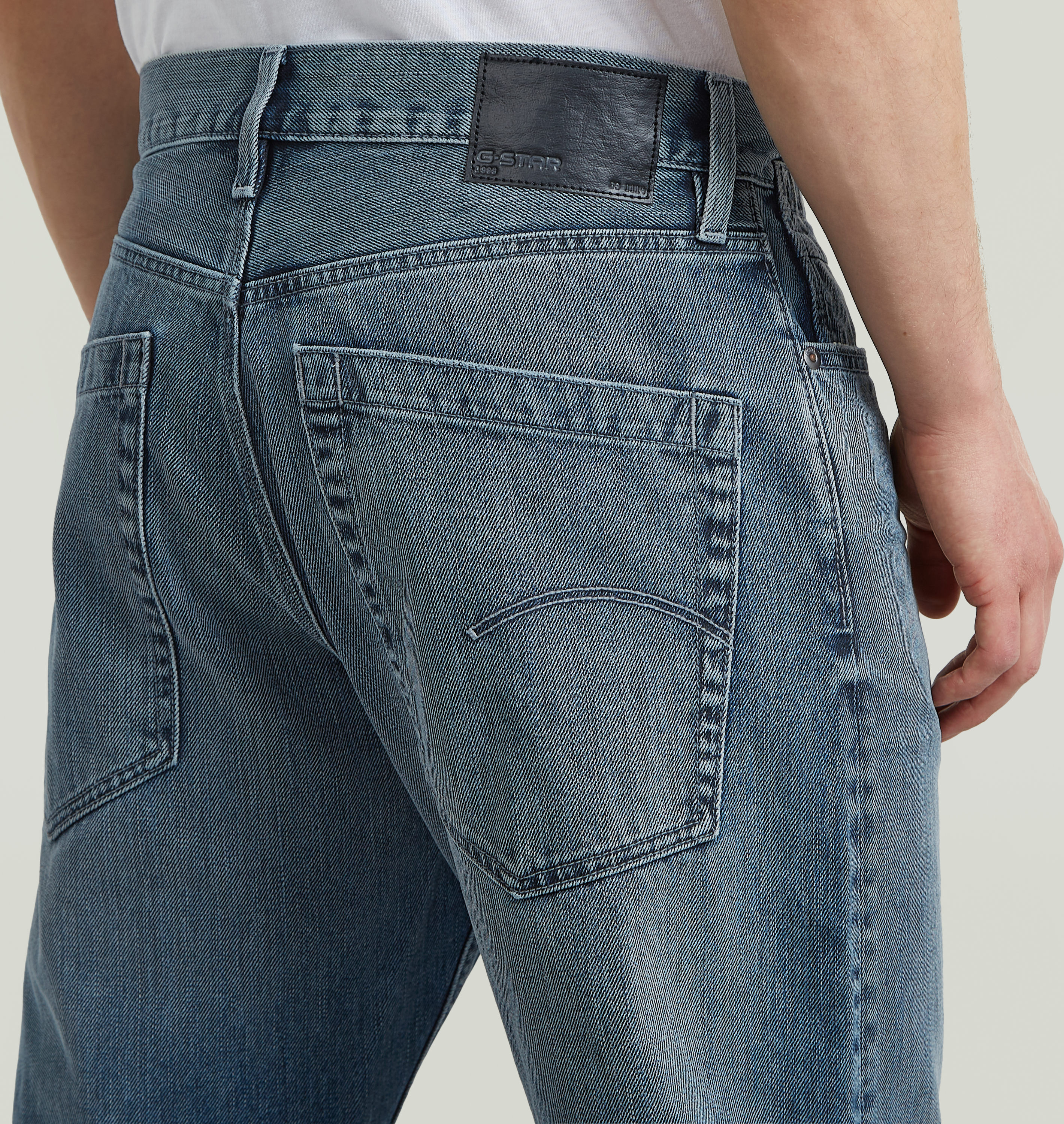 5-Pocket-Jeans G-STAR "Deeggie Relaxed Straight", Herren, Gr. 30, Länge 32, blau (faded nori), Denim/Jeans, Obermaterial: 100% Baumwolle, straight fit lang, Jeans 5-Pocket-Jeans, in bequemer Passform faded nori 30, Länge 32
