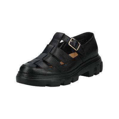 Slipper PAUL GREEN "Paul Green Slipper Leder", Damen, Gr. 38, schwarz, Leder, Schuhe Slipper