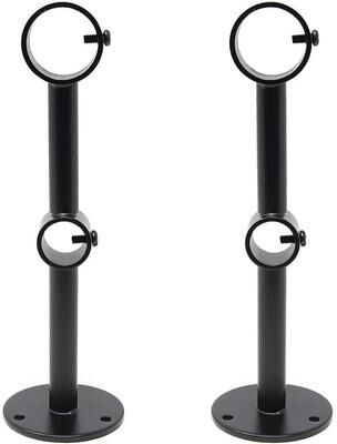 Urbanest Set of 2 Double Wall Bracket, Fits 1-inch Front Rod and 3/4-inch Back Rod