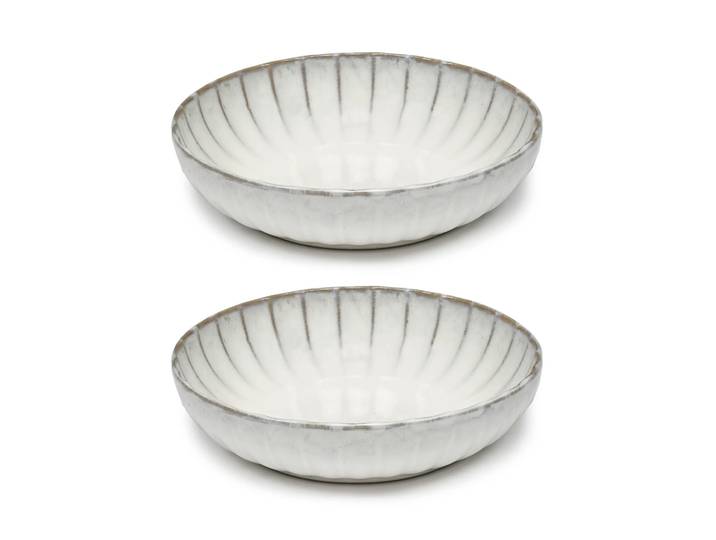 Serax Assiette haute Inku XS Ø16 cm, lot de 2 White