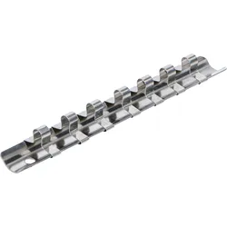BGS Aufsteckschiene mit 7 Clips | 6,3 mm (1/4"")