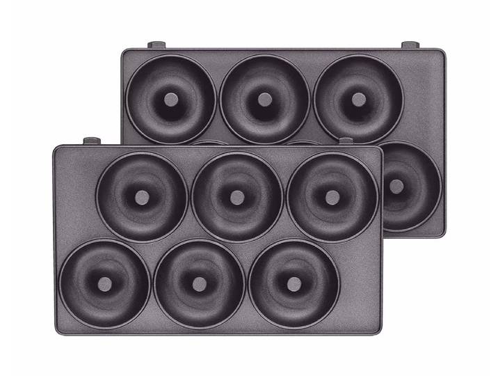 Tefal Snack Collection Platten Nr. 11 (Donuts) Donuts-Platten Snack Collection – Backutensilien/Backform – schwarz