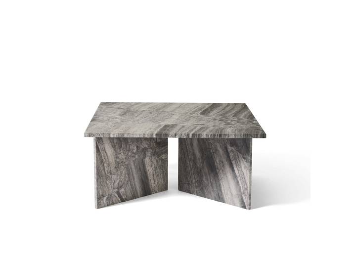 Vega Couchtisch, River Grey Marmor 90x90