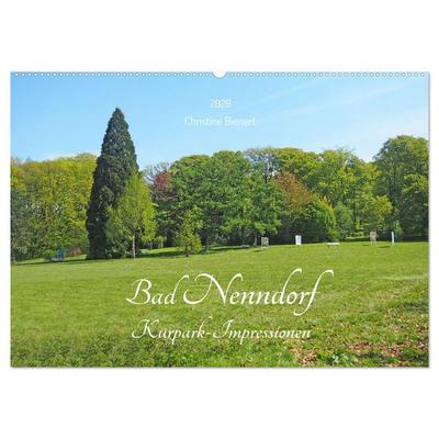Bad Nenndorf, Kurpark-Impressionen (Wandkalender 2026 DIN A2 quer), CALVENDO Monatskalender