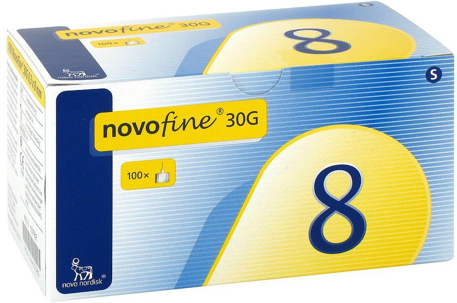 Novofine 8 Kanülen 0,30x8 mm