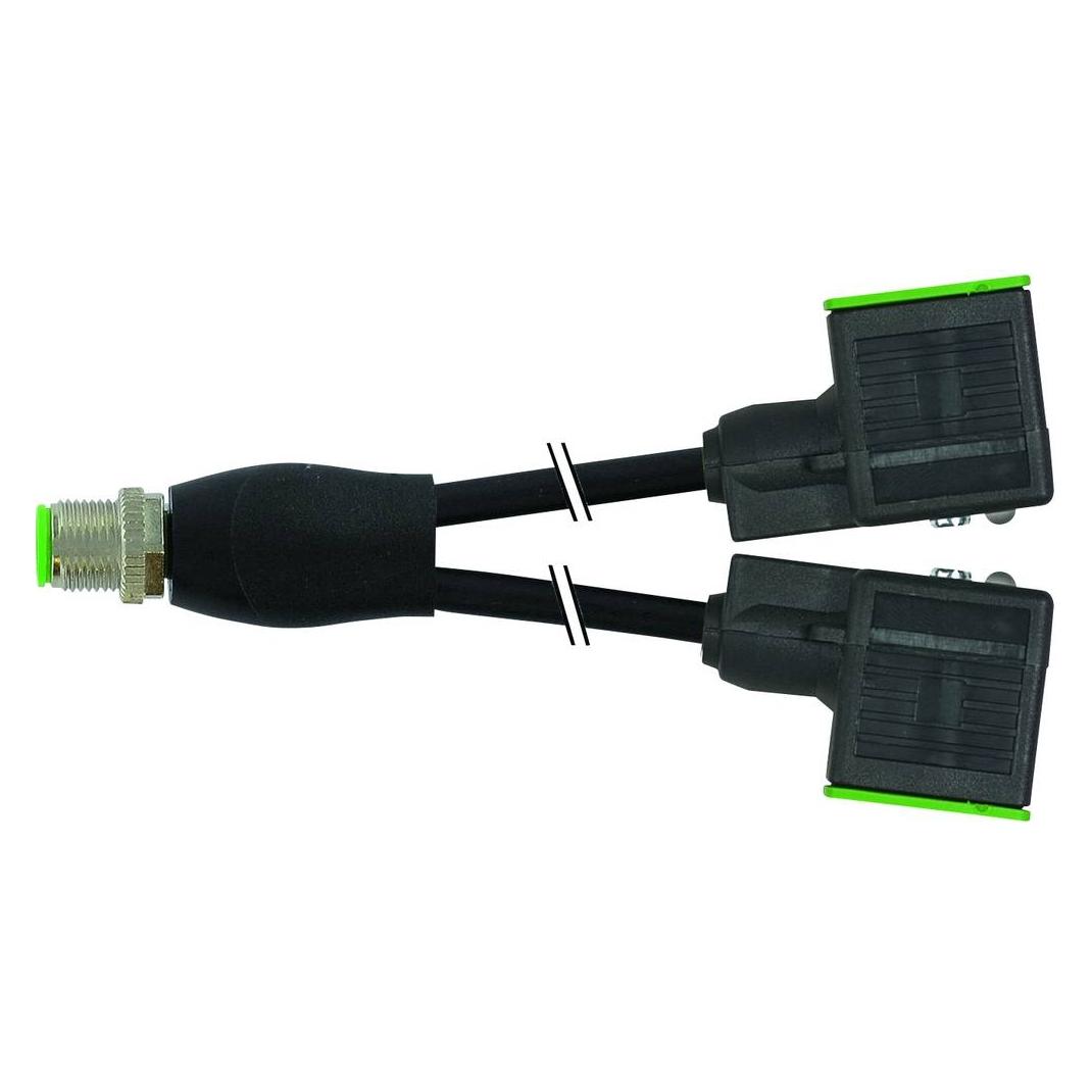 Murr Elektronik Ventilstecker Y-Verteiler Schwarz 7000-42401-6360200 Murrelektronik Inhalt: 1 (7000-42401-6360200)