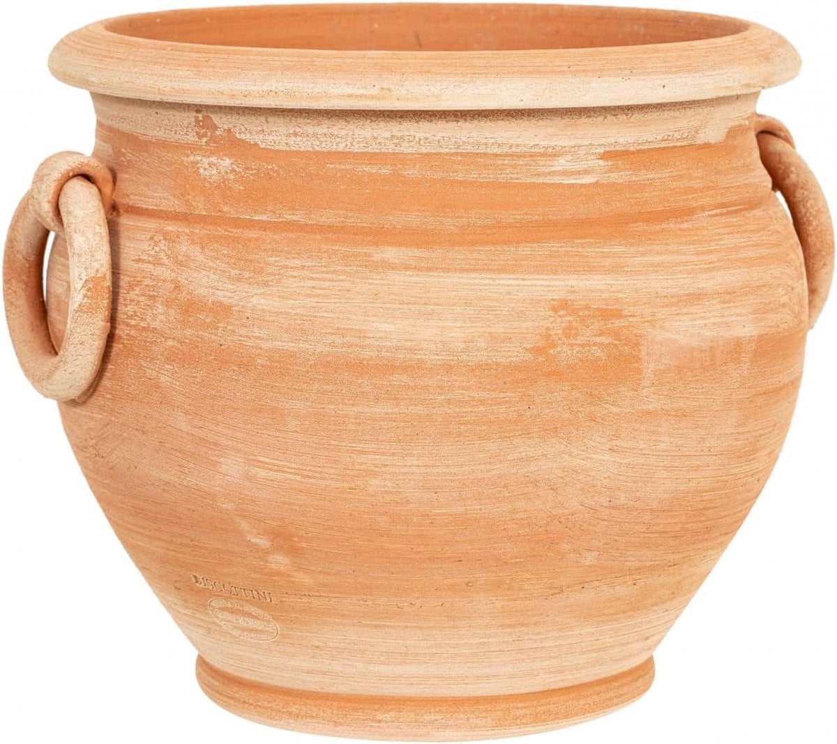 Handgemaakte Terracotta Vaas met Italiaans Vakmanschap