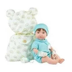 Marina & Pau Spanische Teo Nana Puppe mit Schlafsack 45cm