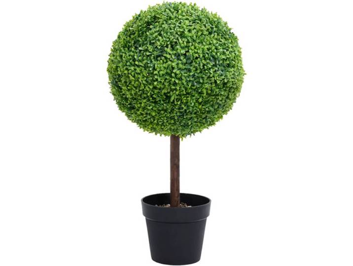vidaXL - Kunstplant - met - pot - buxus - bolvorming - 71 - cm - groen