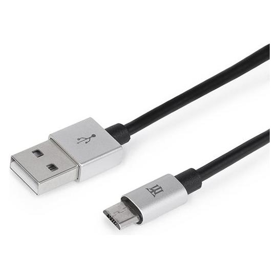 Maillon Technologique Cable Maillon Premium Micro USB 2.4 Aluminio Plateado 1m (1 m, USB 2.0) (MTPMUS241)